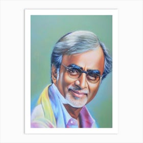 Amitabh Bhattacharya Colourful Illustration Art Print