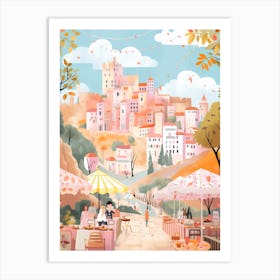 Alicante Spain 4 Illustration Art Print