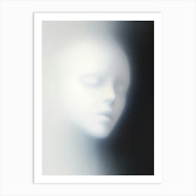 White Face Art Print