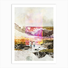 Vintage Collage Art Print