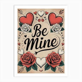 Be Mine 1 Art Print