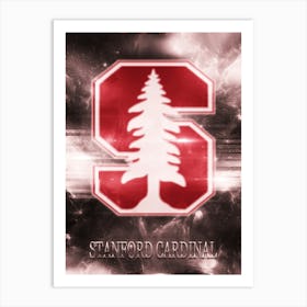 Stanford Cardinal Art Print