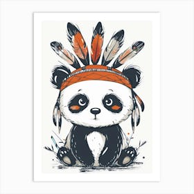 Indian Panda 8 Art Print