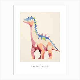 Nursery Dinosaur Art Chasmosaurus 2 Poster Art Print