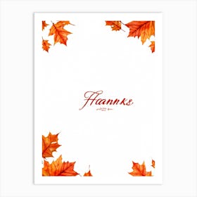 Autumn Leaves 36 Art Print