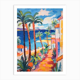 Hurghada Egypt 3 Fauvist Painting Art Print