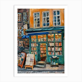 Bergen Book Nook Bookshop 2 Art Print