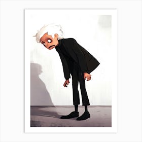 Man With The White Hair Art Print