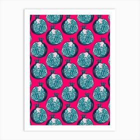 Pomegranite Pattern Art Print
