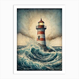 Lighthouse 2 Art Print