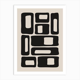 Mid Century Modern Abstract 2 Art Print