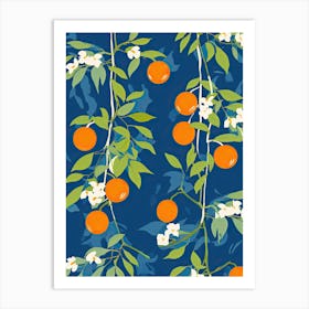 Orange Illustration 5 Art Print