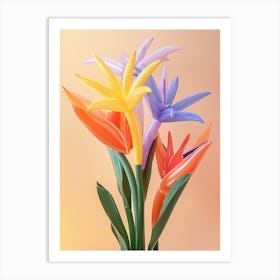 Dreamy Inflatable Flowers Bird Of Paradise 2 Art Print