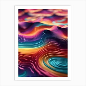 Abstract Painting Print     Art Print