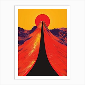 Sunset Road 5 Art Print