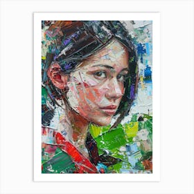 Portrait Of A Girl 2 Art Print