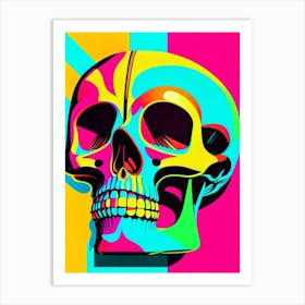 Skull With Pop Art Influences 3 Pop Art Art Print