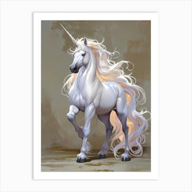 Unicorn 4 Art Print