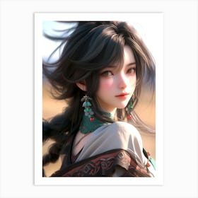 Chinese Girl 3 Art Print