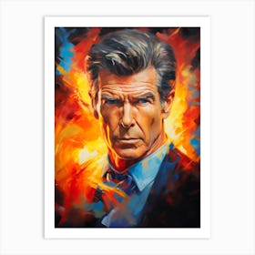 Pierce Brosnan (2) Art Print