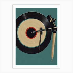 Vinyl Record 9 Art Print