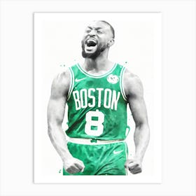 Kemba Walker Boston Celtics Art Print