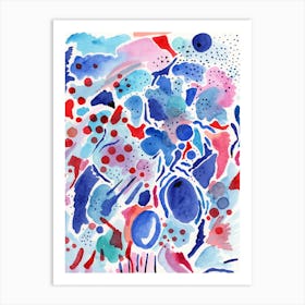 Plums And Berries Art Print