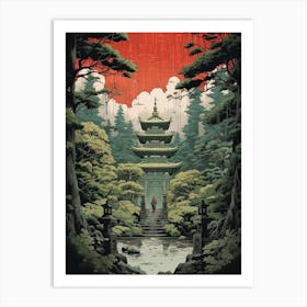 Shinto Shrines Japanese Style 7 Art Print