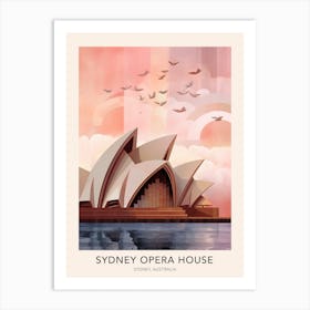 Sydney Opera House Sydney Australia 2 Travel Poster Art Print