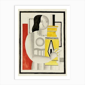 Fernand Léger Femme Au Vase (1925) Art Print