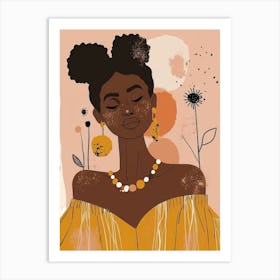 Afro-American Woman 43 Art Print