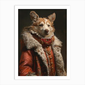 Renaissance Dog Portrait Art Print