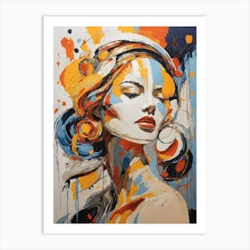 Abstract Of A Woman Art Print