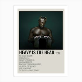 Stormzy Heavy Is The Head Album Poster Art Print