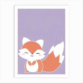 Cute Fox Art Print