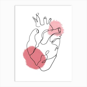 Heart Illustration 1 Art Print