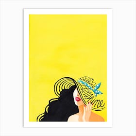 I'M A Sunshine Girl Art Print