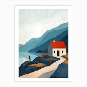 House On The Hill, Spain Art Print