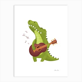 Prints, posters, nursery, children's rooms. Fun, musical, hunting, sports, and guitar animals add fun and decorate the place.15 Art Print