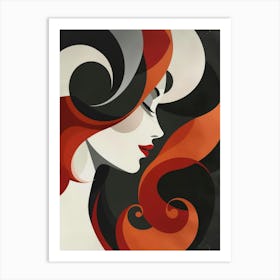 Portrait Of A Woman 560 Art Print