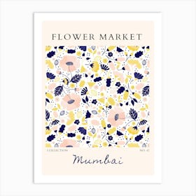 Flower Market Mumbai Art Print