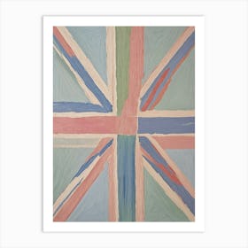 Pastel Union Jack Art Print