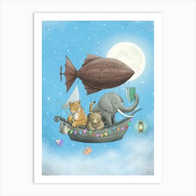 Sail Into Stories Option Art Print