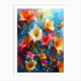 Flowers In A Vase 39 Art Print