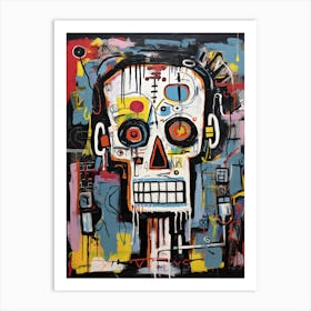Graffiti of the Undead: Skulls in Neo-Expressionism Art Print