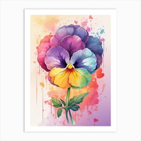 Pansies Art Print