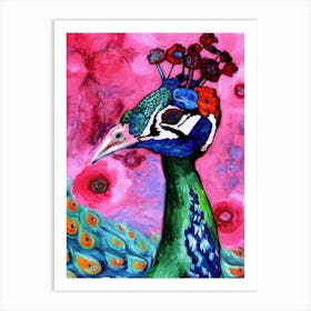 Peacock Art Print