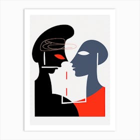 'Couples Therapy' Portrait Art Print