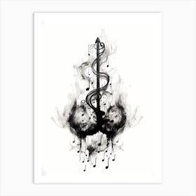 Music Notes Art Print