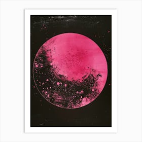 Pink Moon 1 Art Print